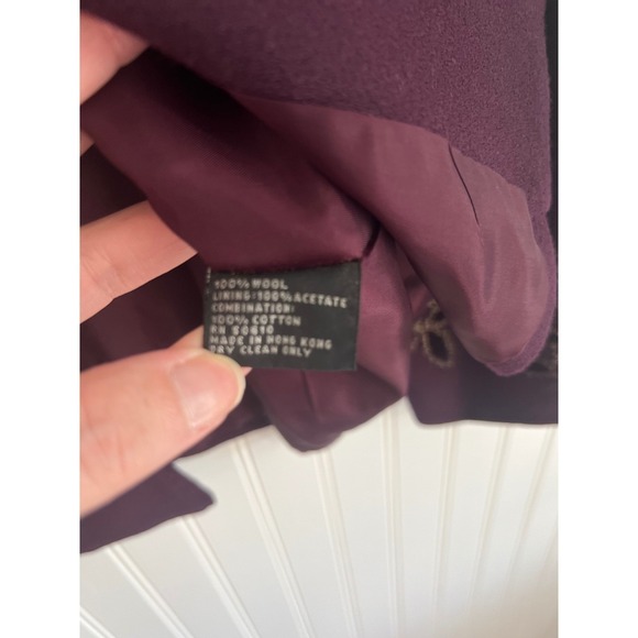 Nolan Miller Vintage Wool Blend Embellished Evening Jacket Size 10 - Picture 6 of 10